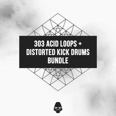 303 Acid Loops & Distorted Kick Drums Bundle - Sample Pack