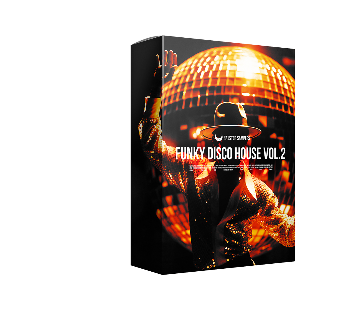 Funky Disco House Vol.2 Disco House sample pack by Rasster Samples product box