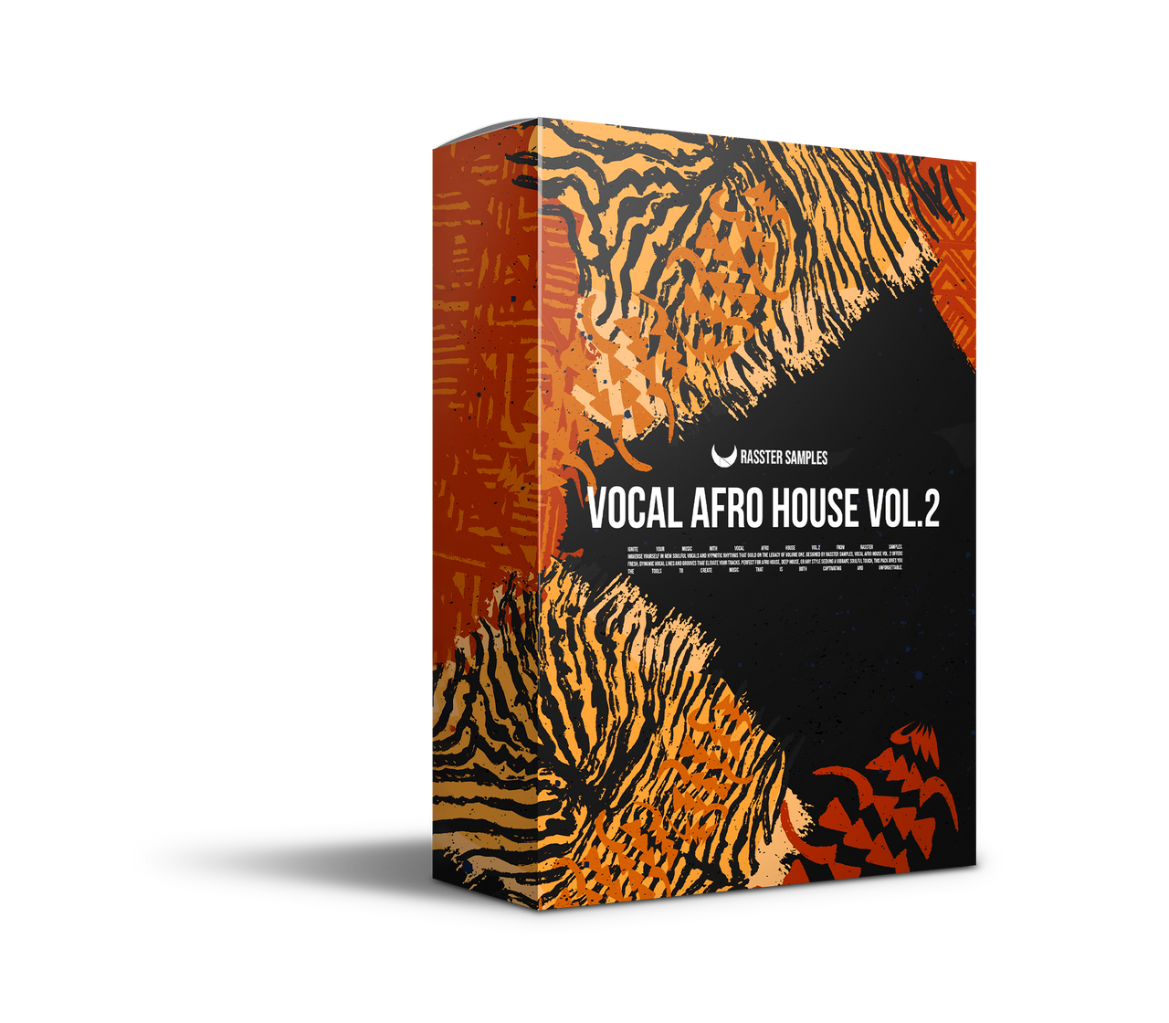 Vocal Afro House Vol.2 sample pack product box